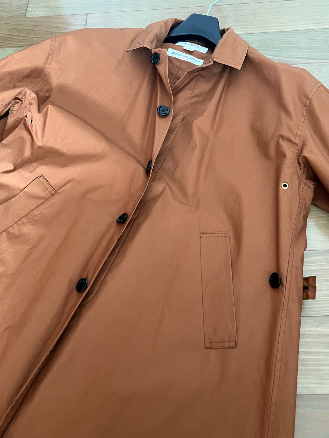 PULETTE 오렌지 브라운 코튼 트렌치 코트 상품이미지7