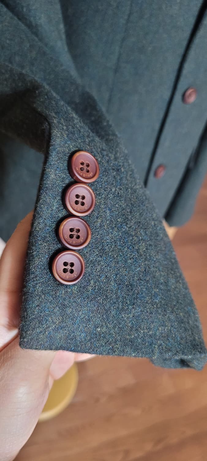 👔남성100사이즈👔누오보비트 헨리넥 자켓(모80) 상품이미지5