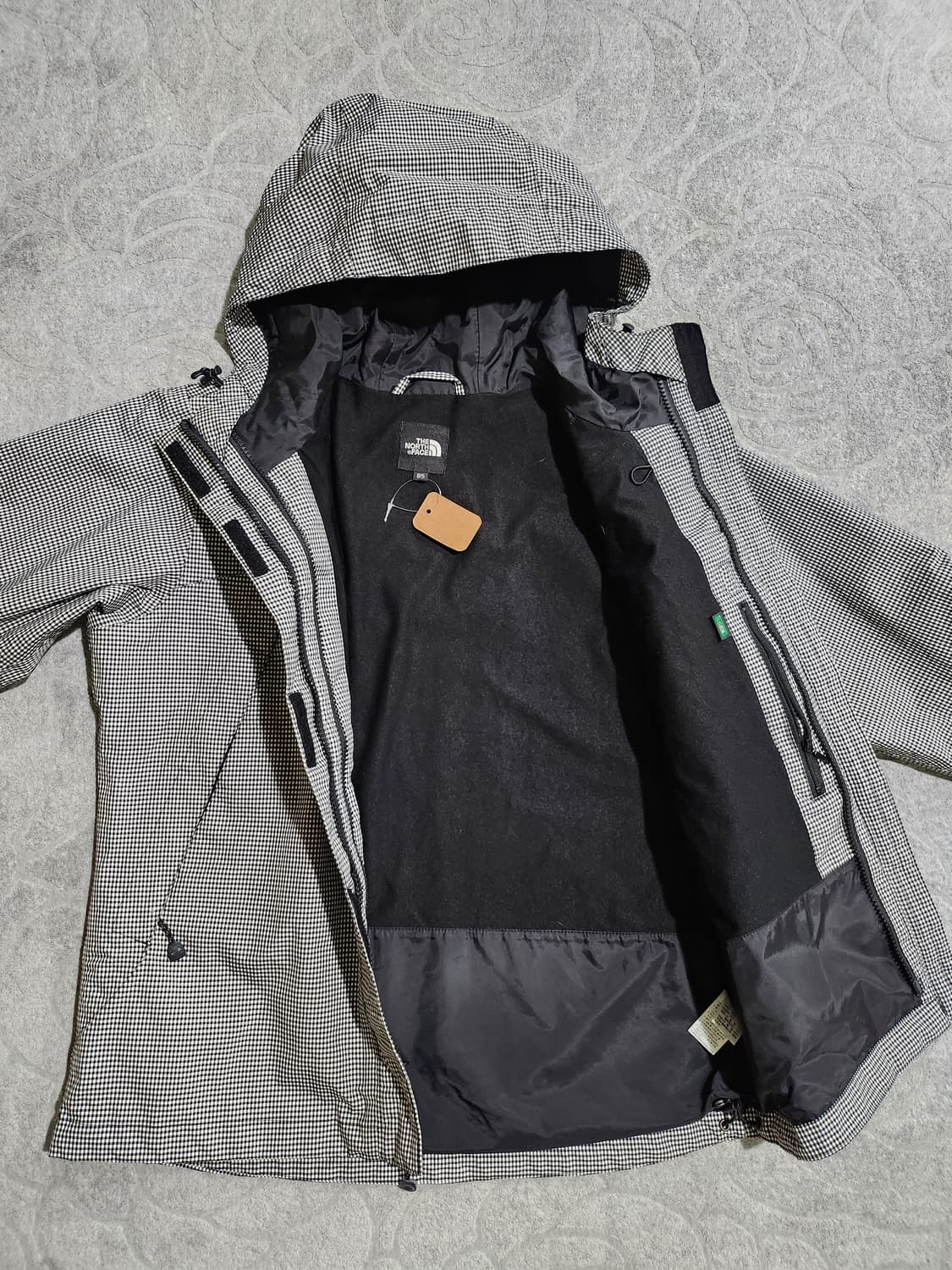 *노스페이스 하운드투스 체크 바람막이 (85사이즈) 상품이미지3