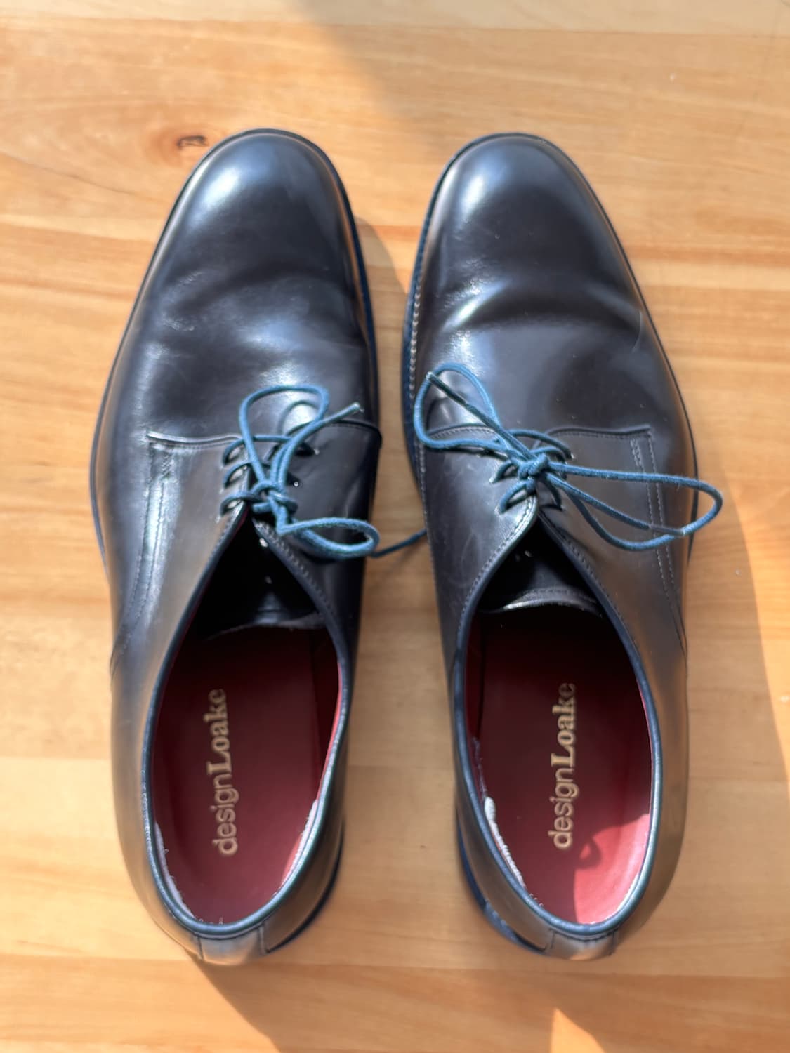 미니멀 플레인 더비, 빈티지 Loake 로크 Drake UK9/280 상품이미지3