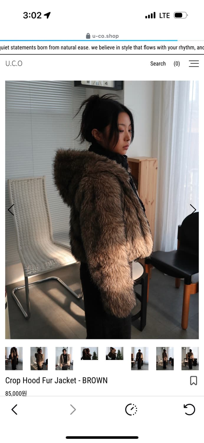 후드 퍼자켓 (상태s) 상품이미지1