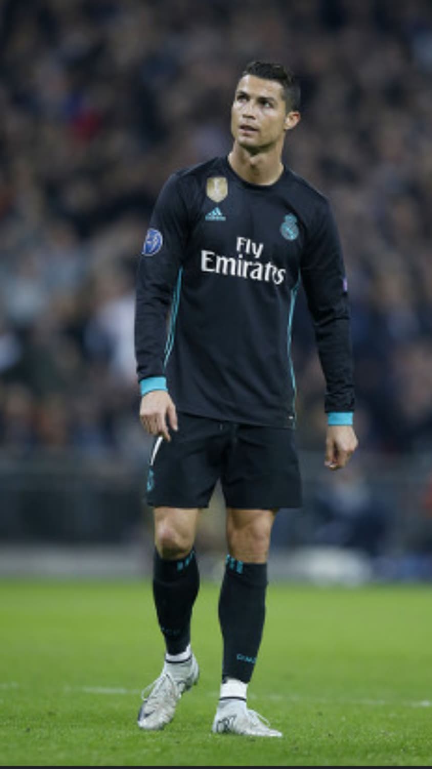 17-18 레알 어웨이 호날두 긴팔 유니폼 M 상품이미지9