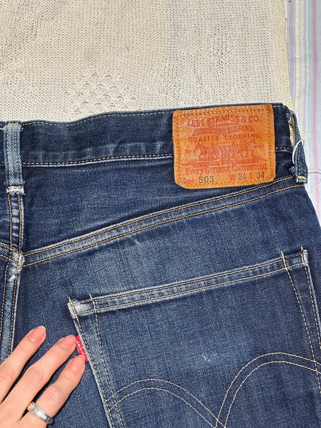 리바이스 503 진청바지 상품이미지4