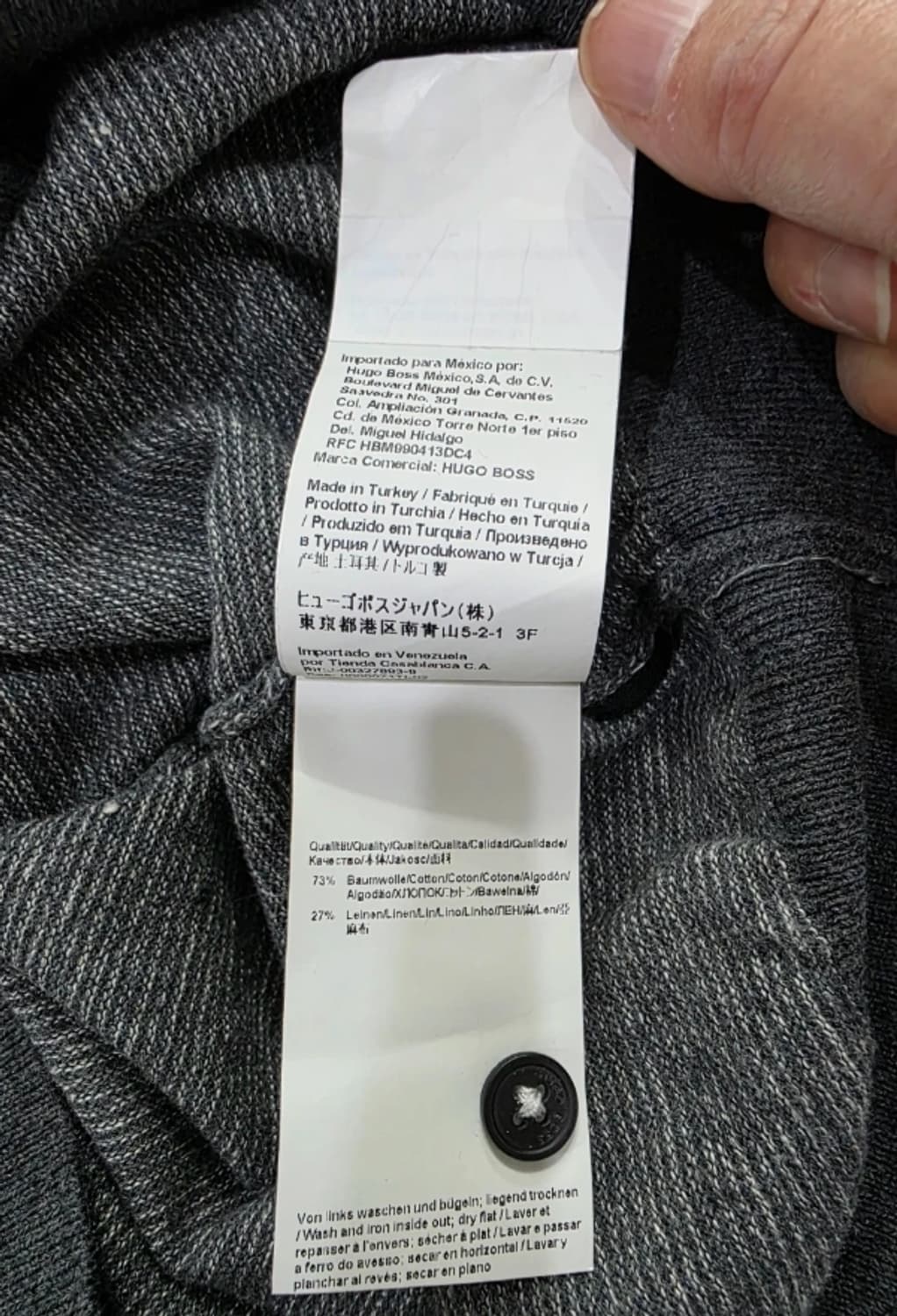 휴고보스 긴팔 폴로 셔츠 L 상품이미지8