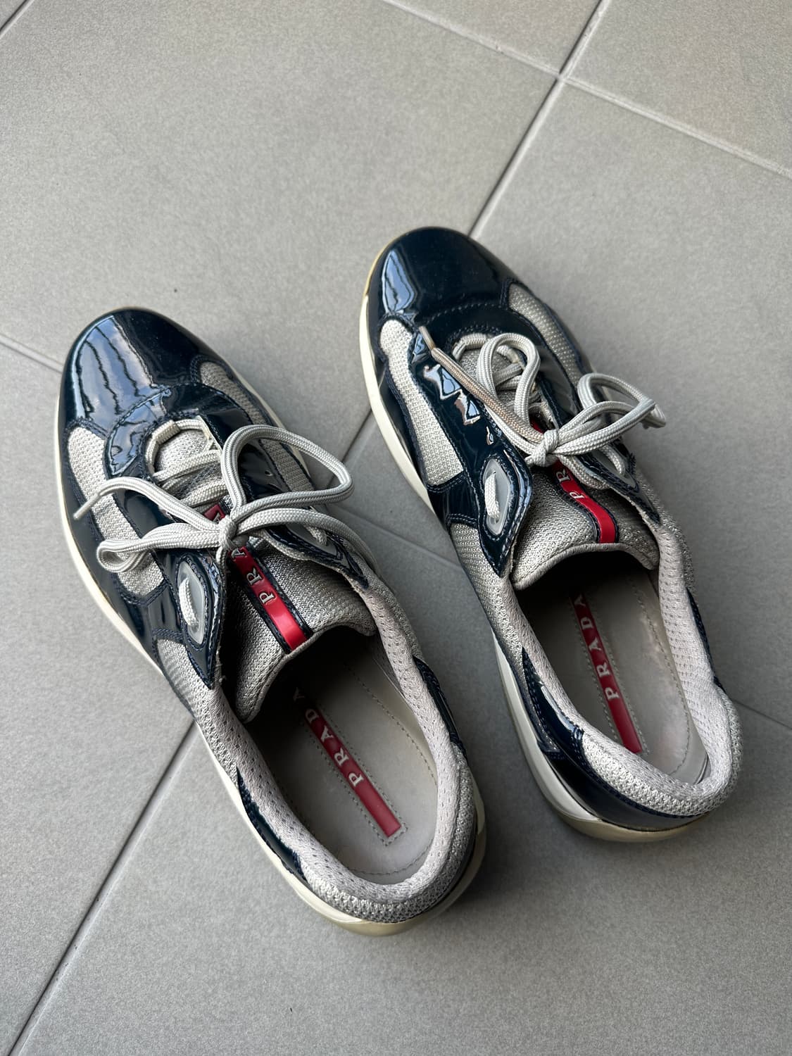 [280] 프라다 아메리카컵 og 네이비 유광 상품이미지7