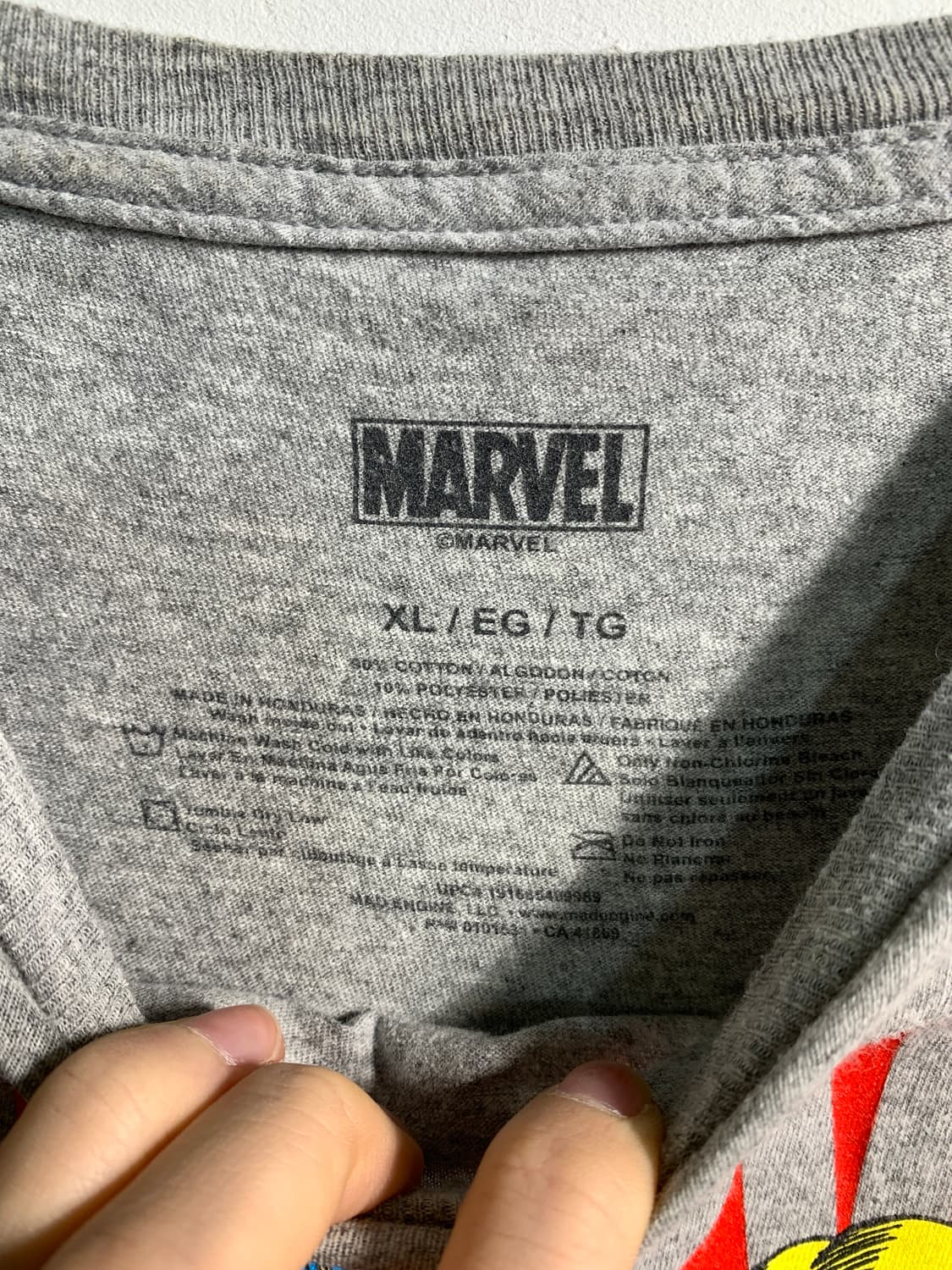 만원샵) marvel 마블 코믹스 빈티지 티셔츠 XL C209 상품이미지7