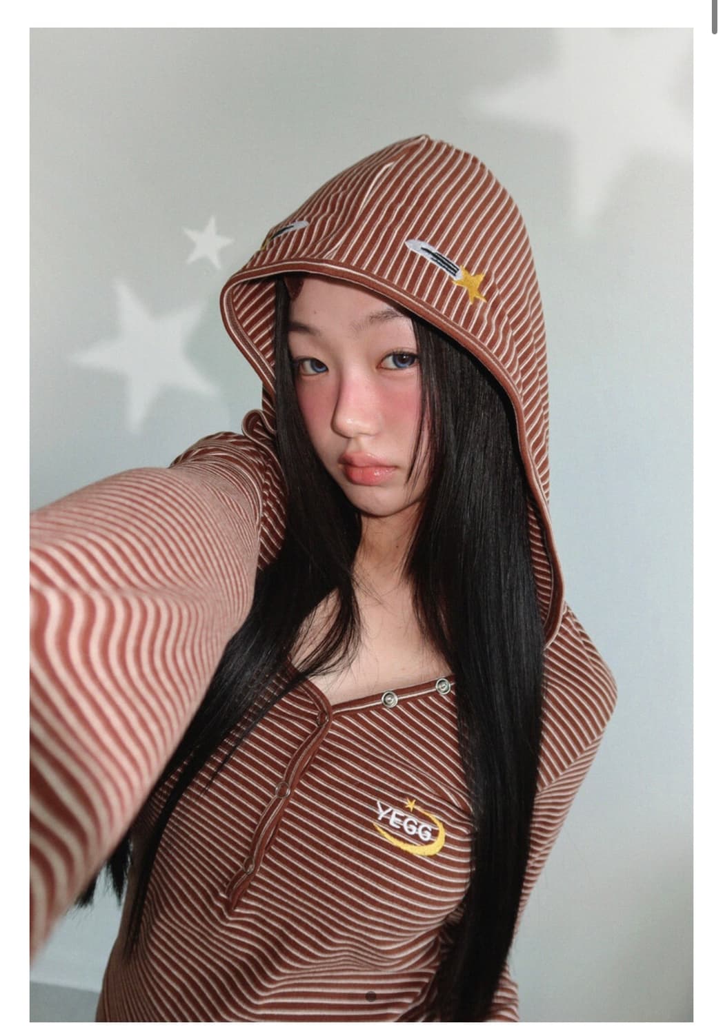 yegg 예그 스타 핀 후디+팬츠 세트 상품이미지2