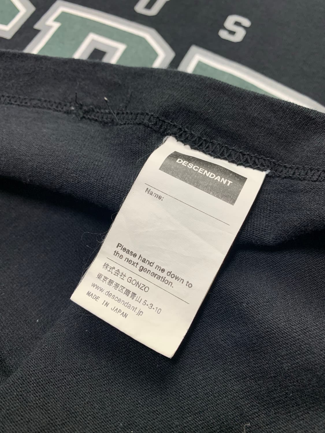 DESCENDANT DCDT CETUS SS TEE 상품이미지4