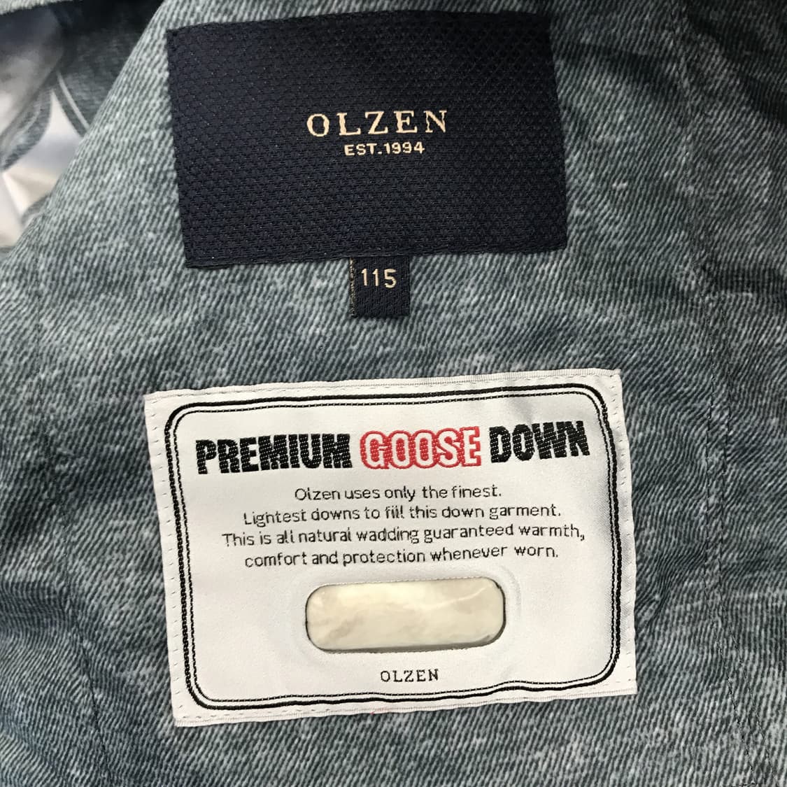 올젠 경량 구스다운 패딩점퍼 [남성115] 상품이미지6