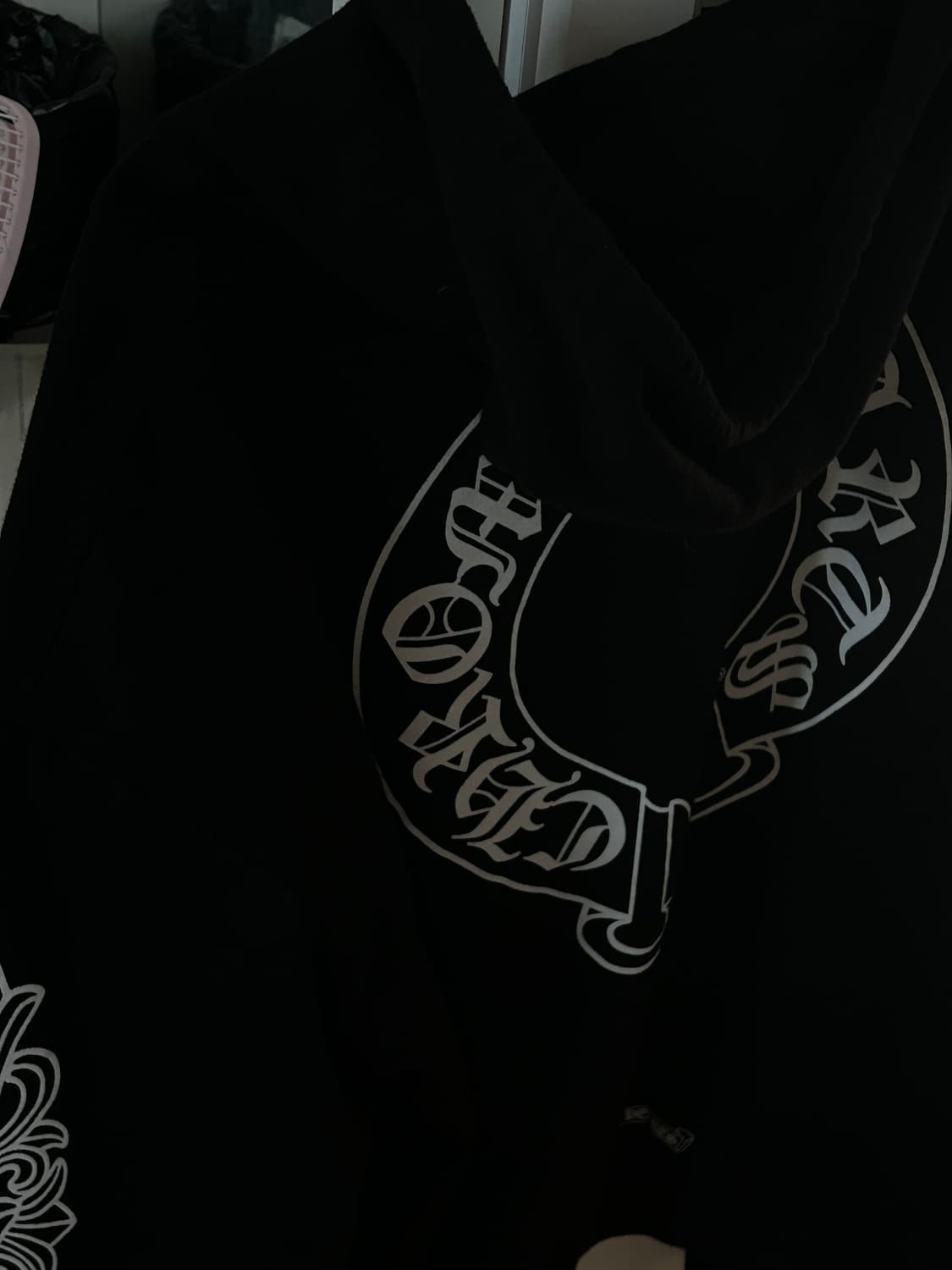 M 크롬하츠 홀스슈 플로랄 후드집업 상품이미지2