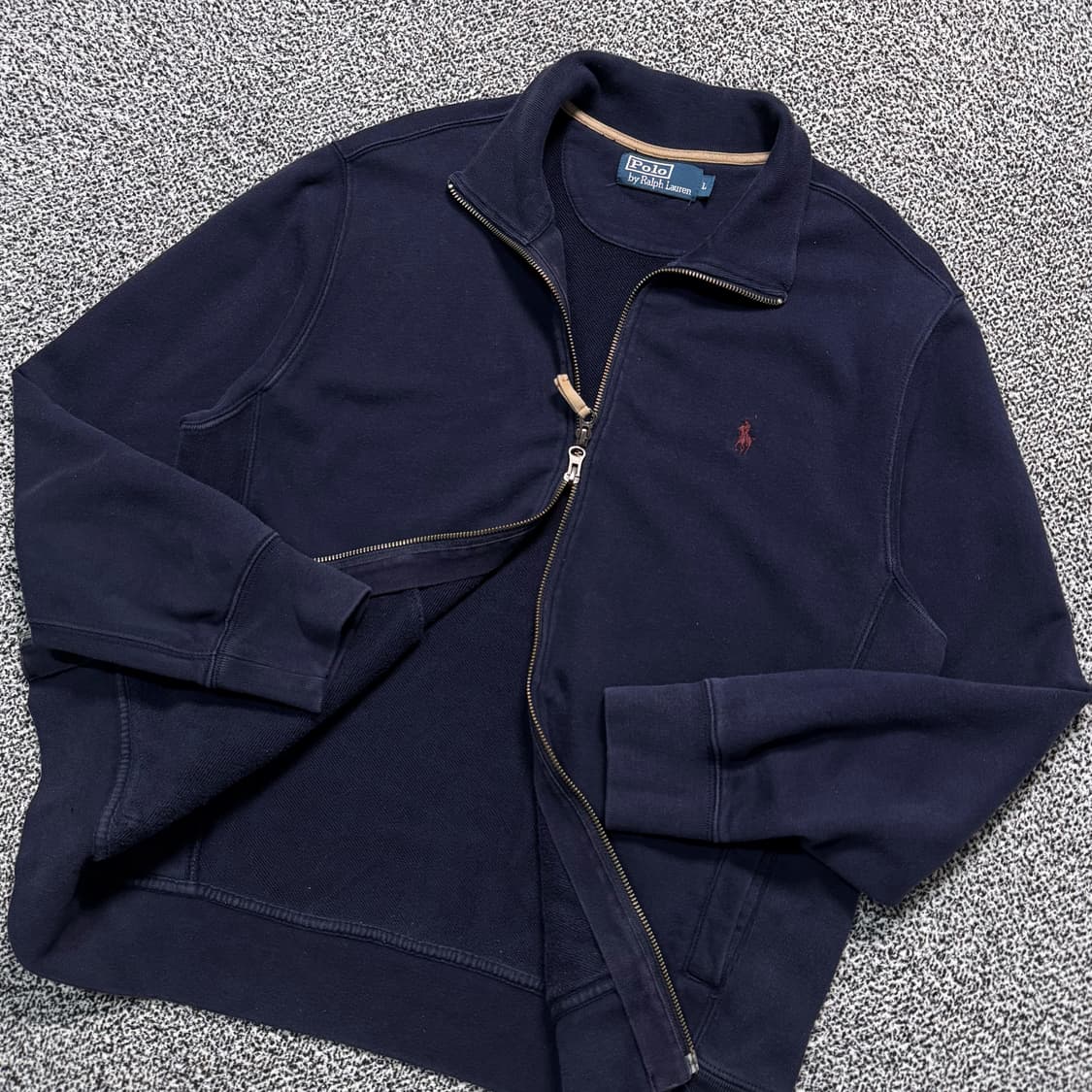 Name : 폴로 랄프로렌 시그니처로고 네이비컬러 코튼집업 :)  상품이미지1