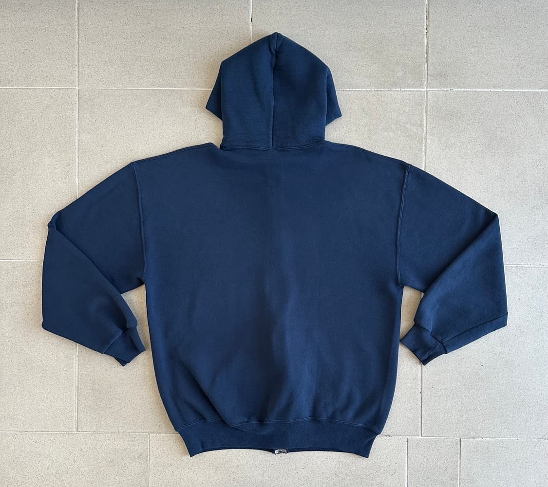 90s 빈티지 러셀 후드집업 네이비 XL USA 상품이미지2