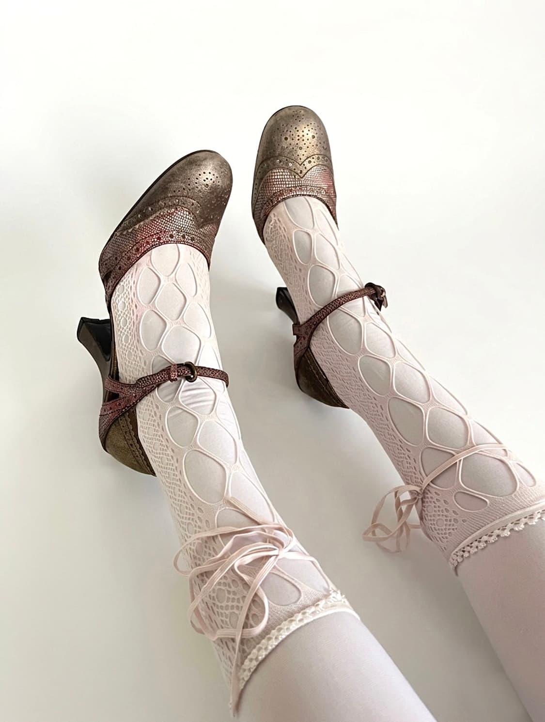 MiuMiu 2000’s pink gold heels 상품이미지1