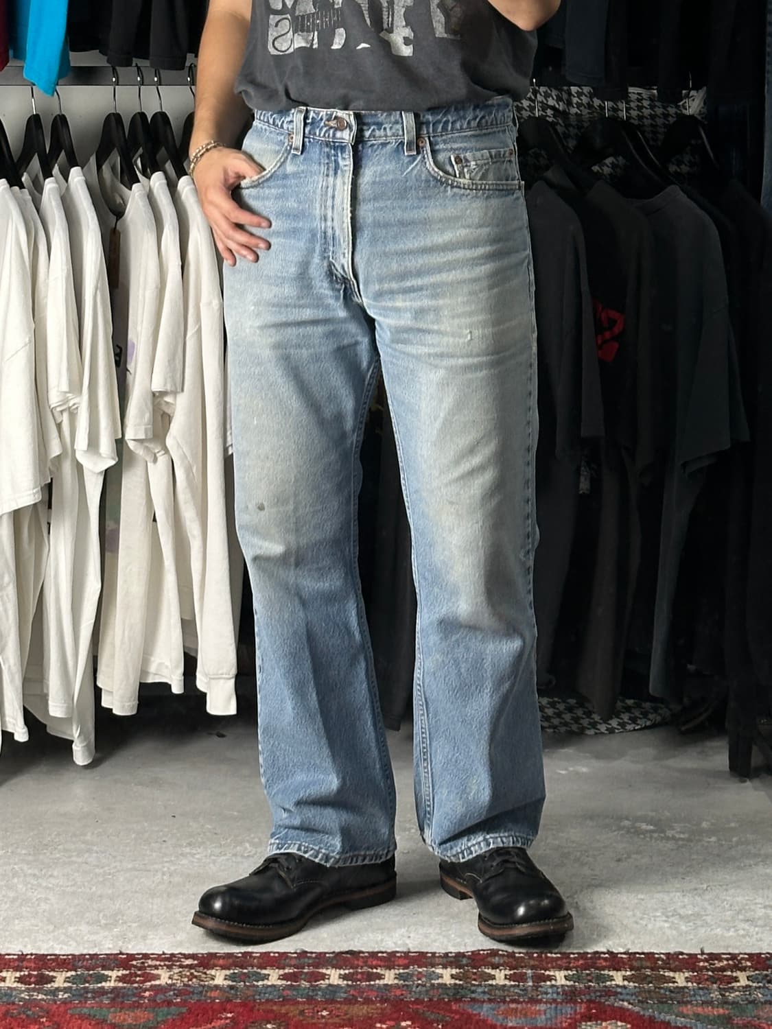 90's USA Made 빈티지 리바이스 517 부츠컷 상품이미지10