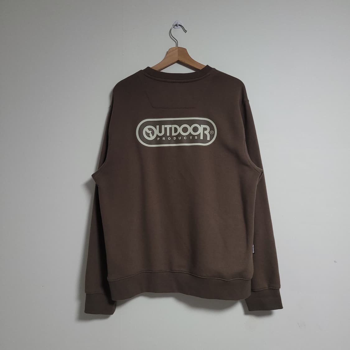 (M) OUTDOOR 아웃도어 프로덕츠 브라운 맨투맨 티셔츠 기모 상품이미지5