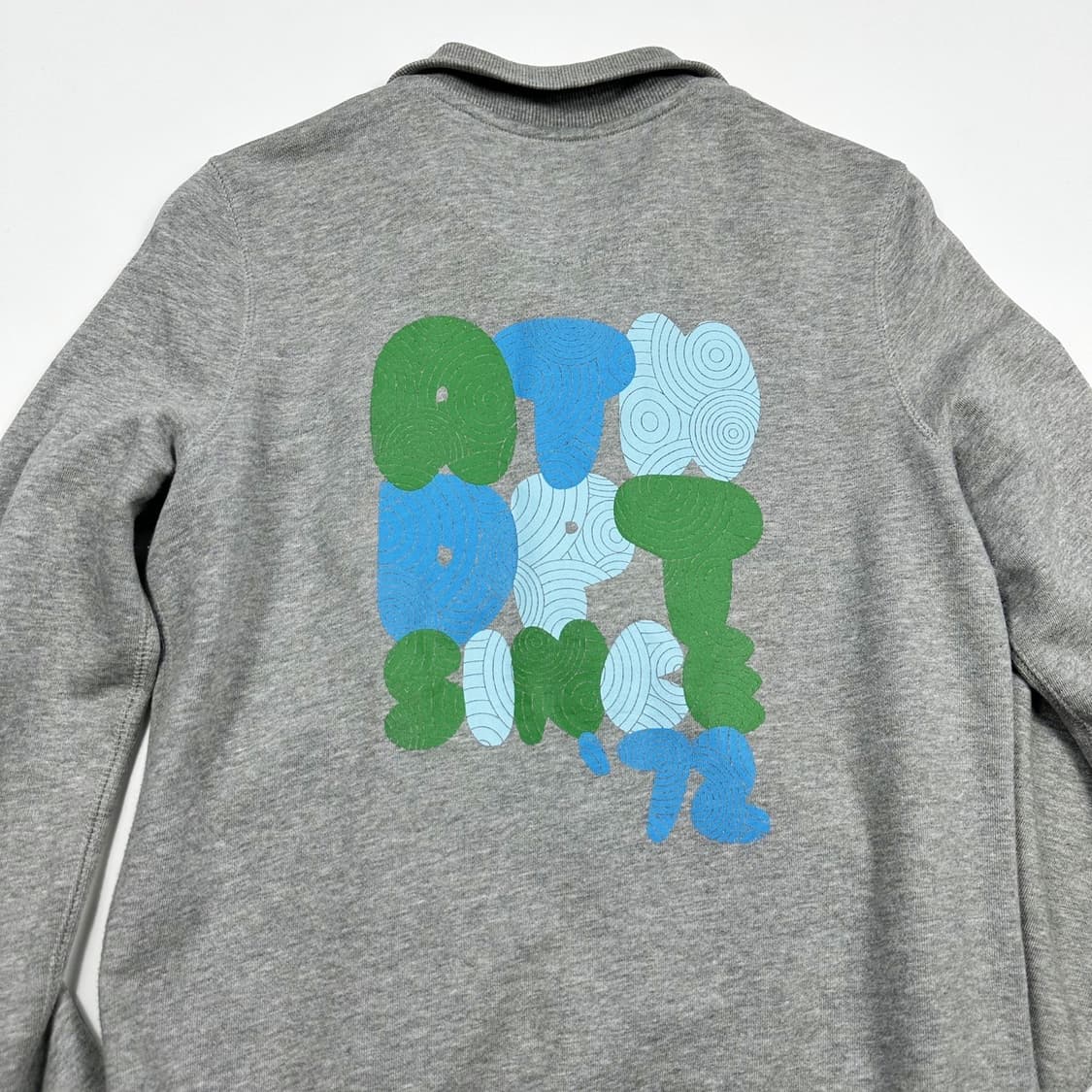 나이키 스우시 그레이 코튼 트랙탑 져지 (L 여성추천) 상품이미지4