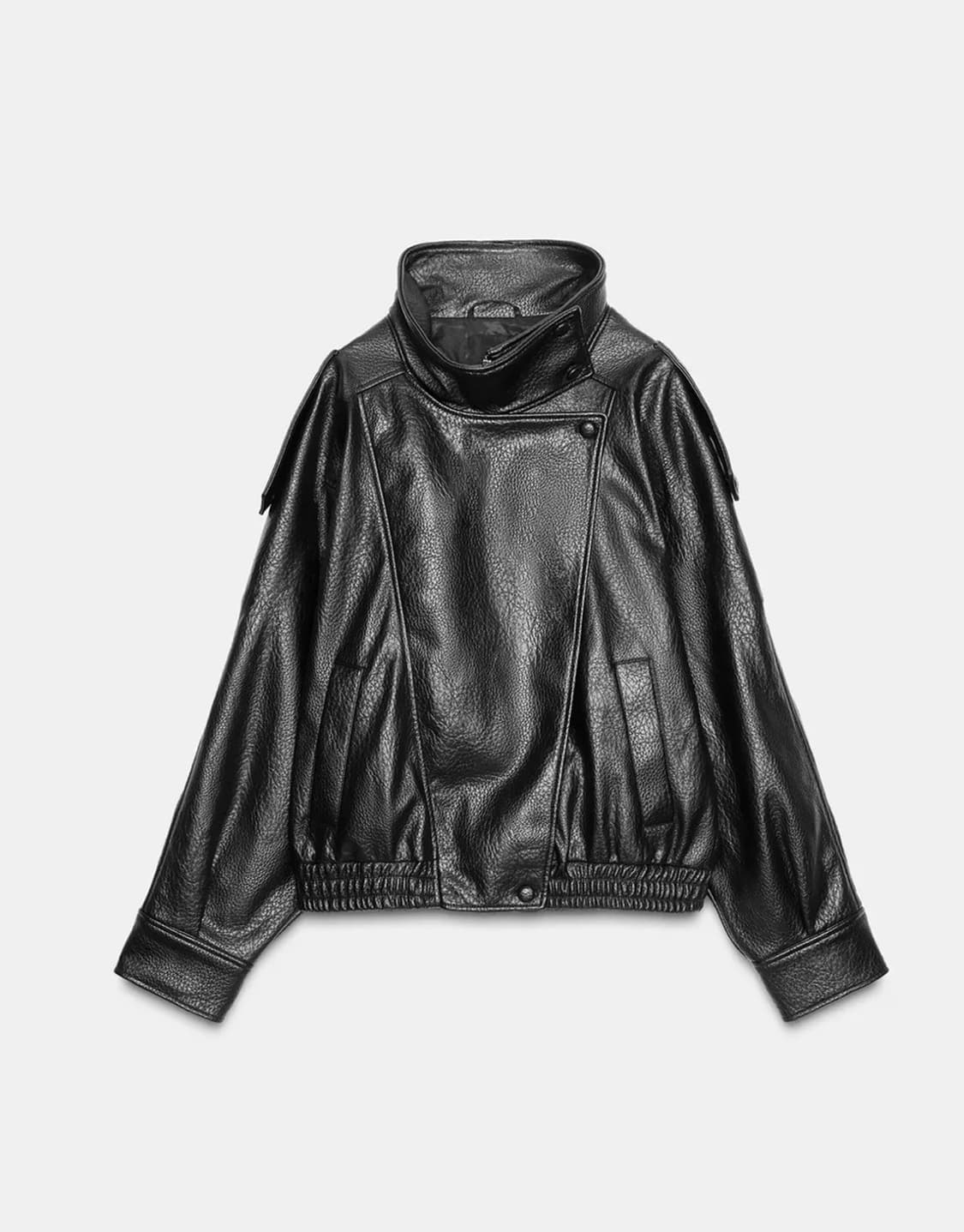 (새상품) 자라 페이크 레더 점퍼 XS 상품이미지1