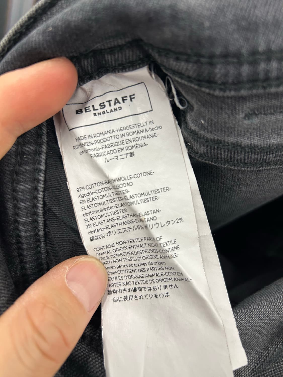 BELSTAFF 그레이 워싱 데님 상품이미지9