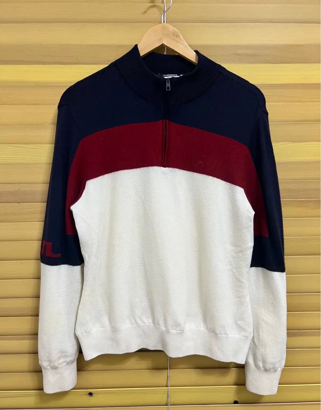 제이린드버그 남성 울방풍반집업니트 L 상품이미지2