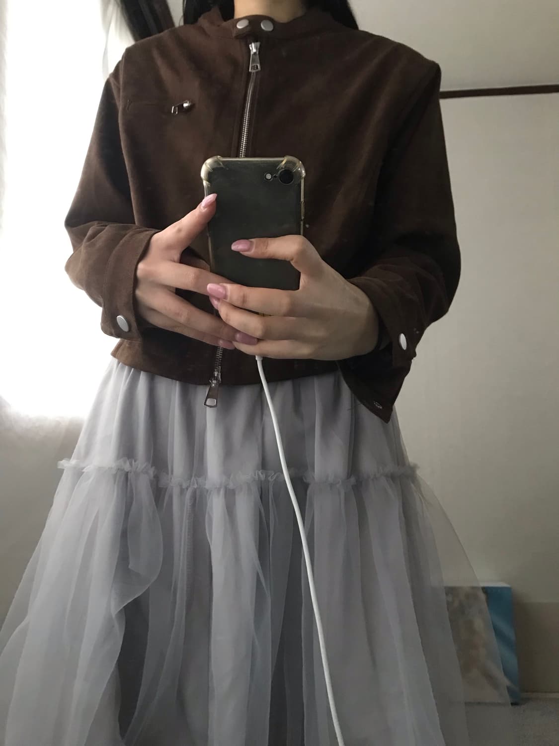 빈티지 브라운 스웨이드 자켓 상품이미지6