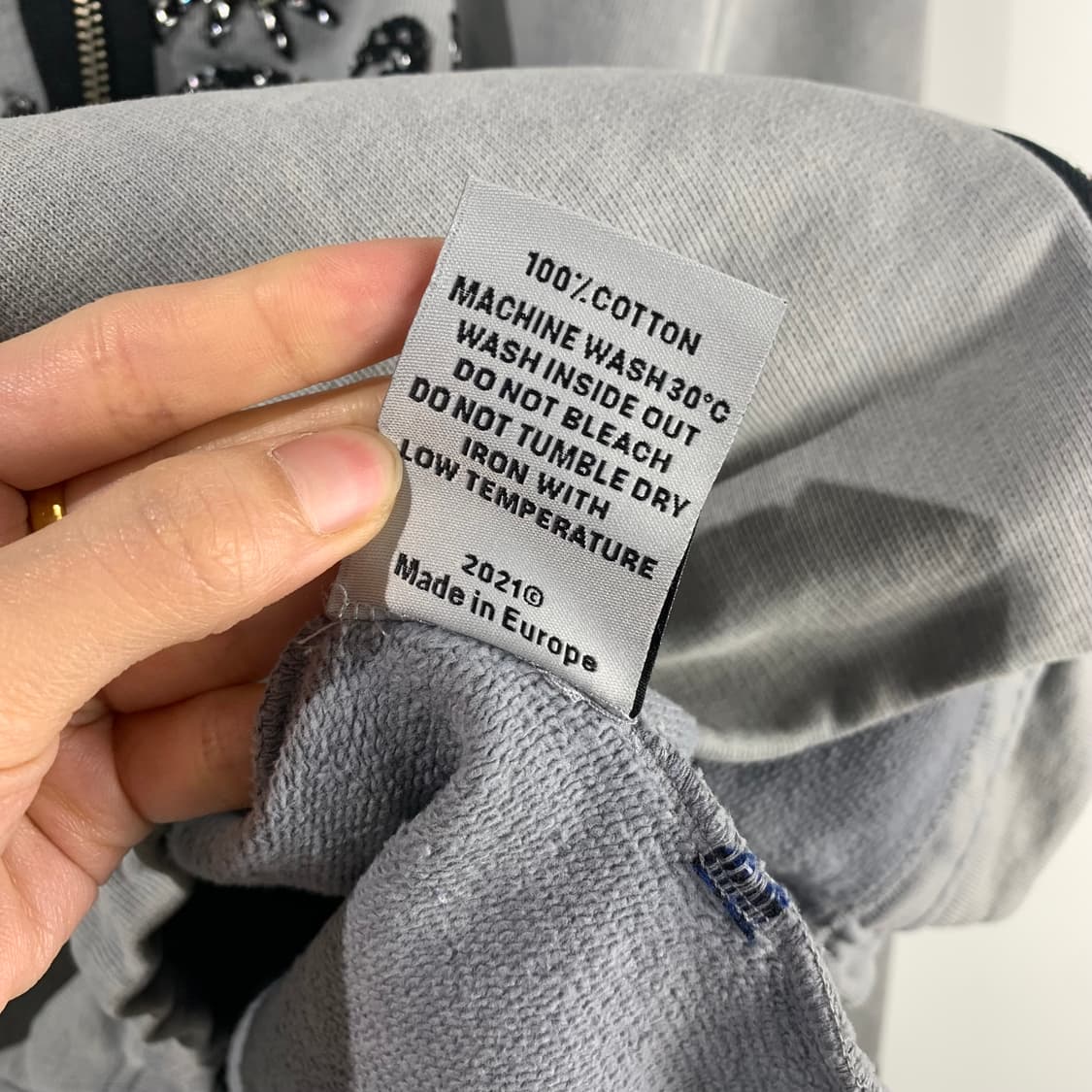 레이서 월드와이드 y2k 와투케 큐빅 후드집업 상품이미지5