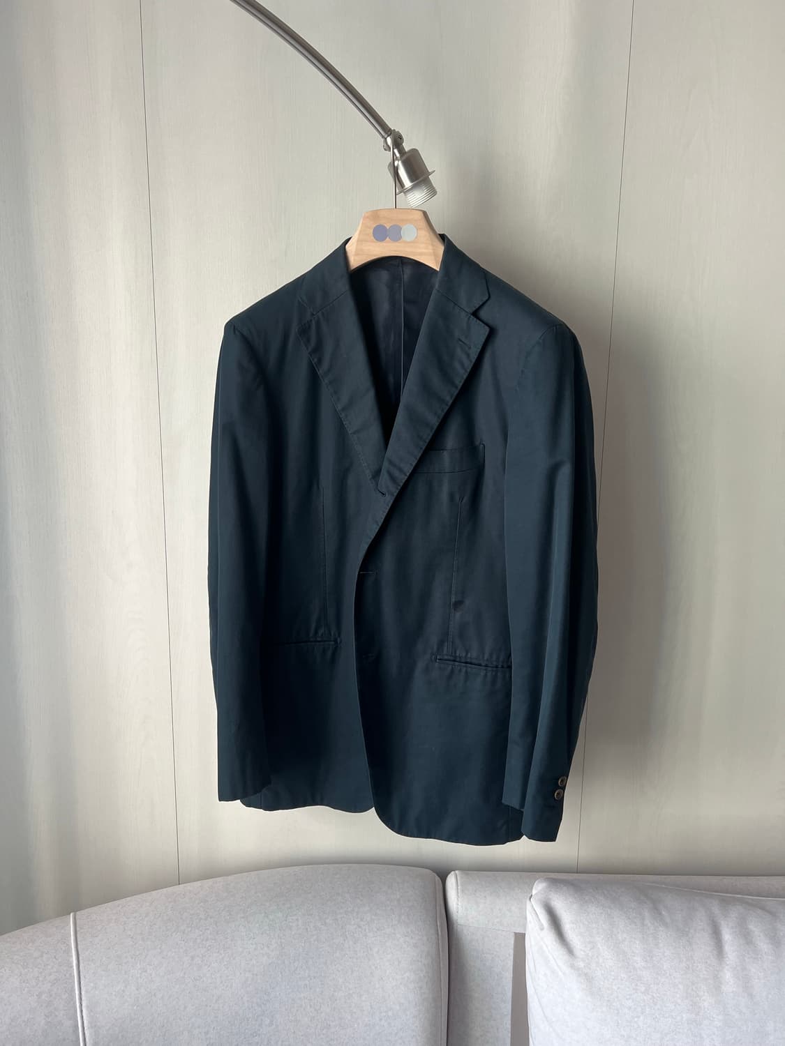 유나이티드 애로우즈 소버린 네이비 워시드 코튼 자켓 상품이미지1