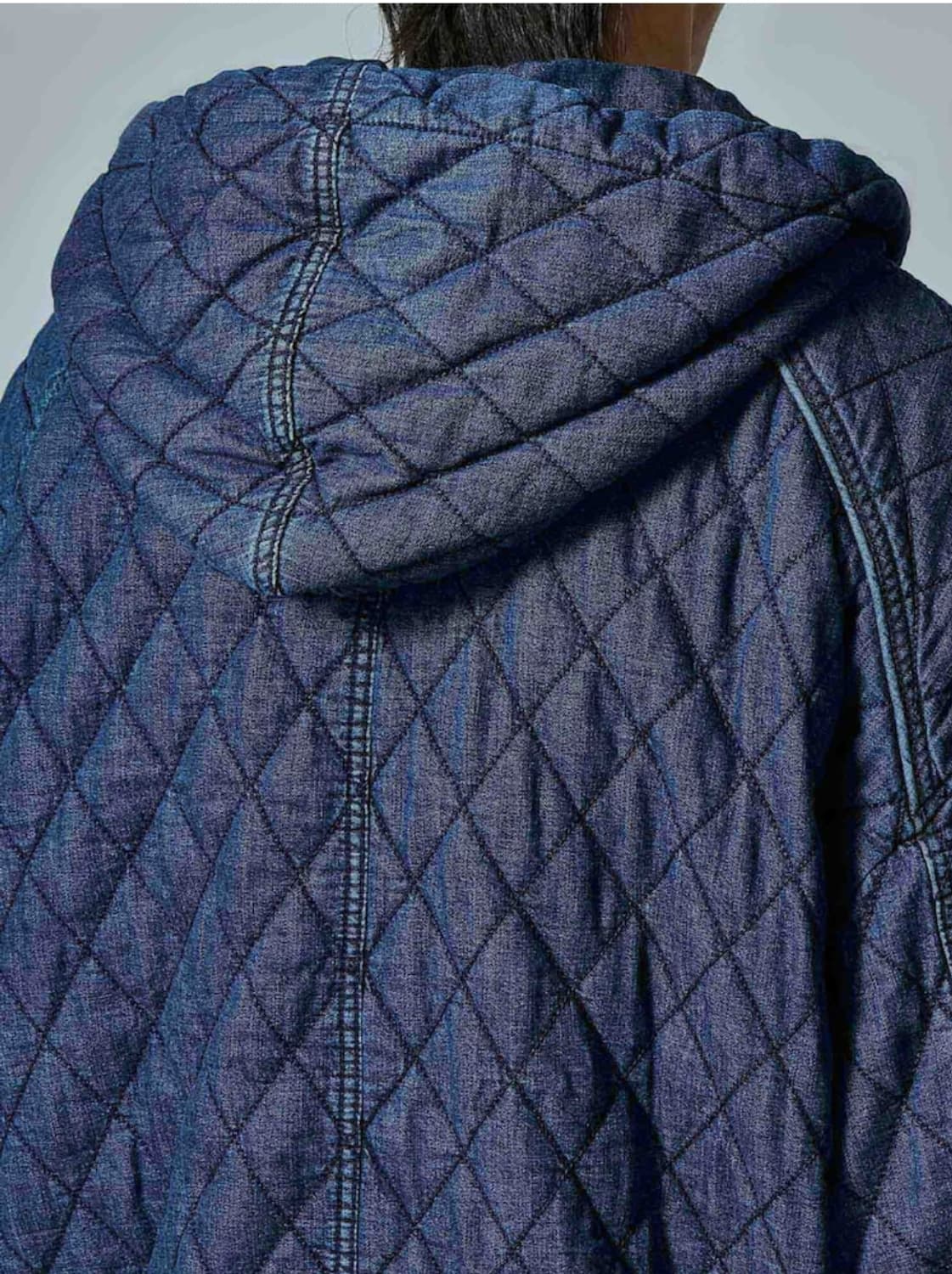 준지 24FW 퀼팅 마원 후드 데님 점퍼 상품이미지9
