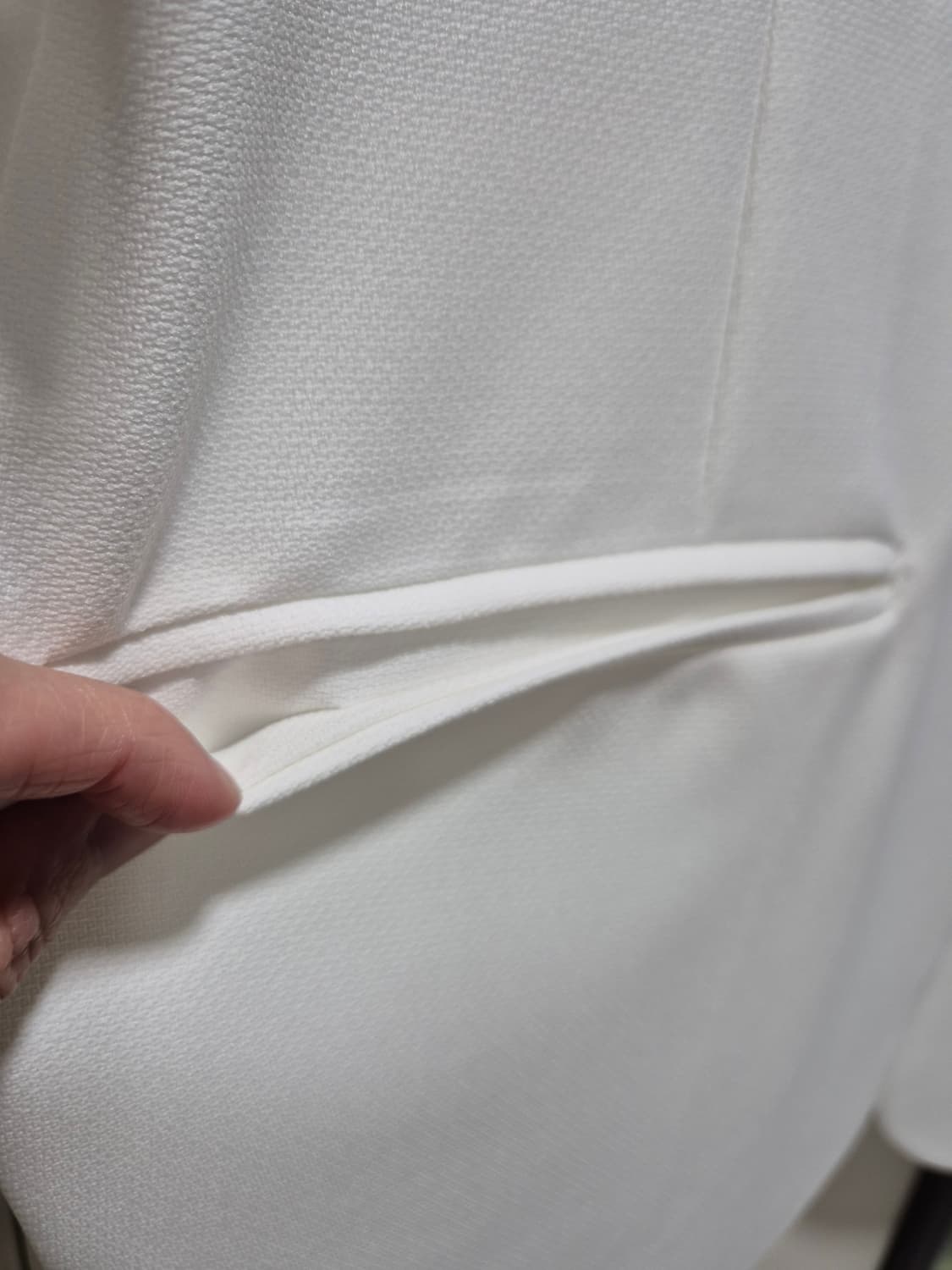 (타임세일)(새상품)DINT 딘트 화이트 프릴 블라우스 자켓 상품이미지6