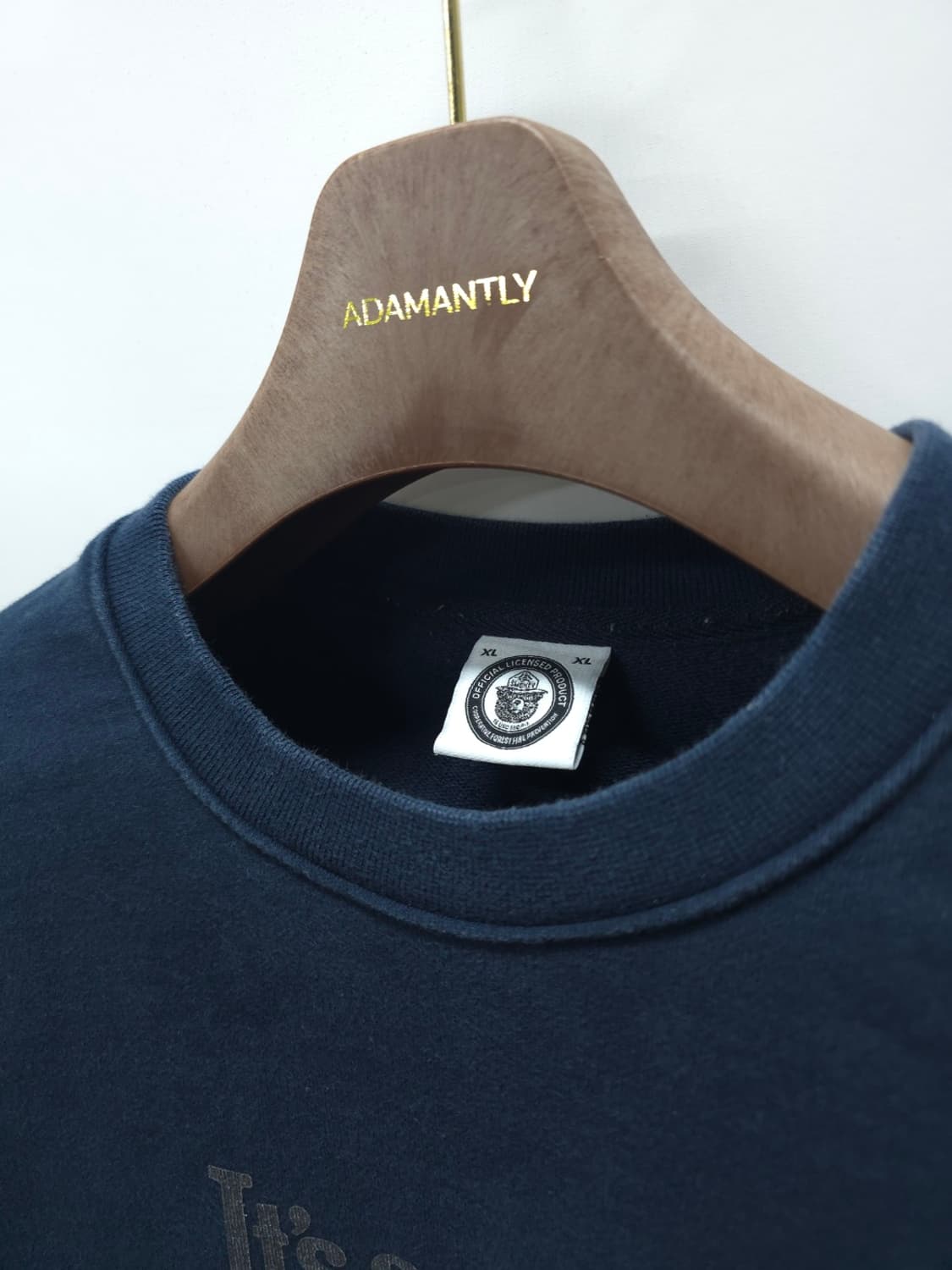 스모키 베어 남성 그래픽 헤비쭈리 맨투맨 상품이미지4