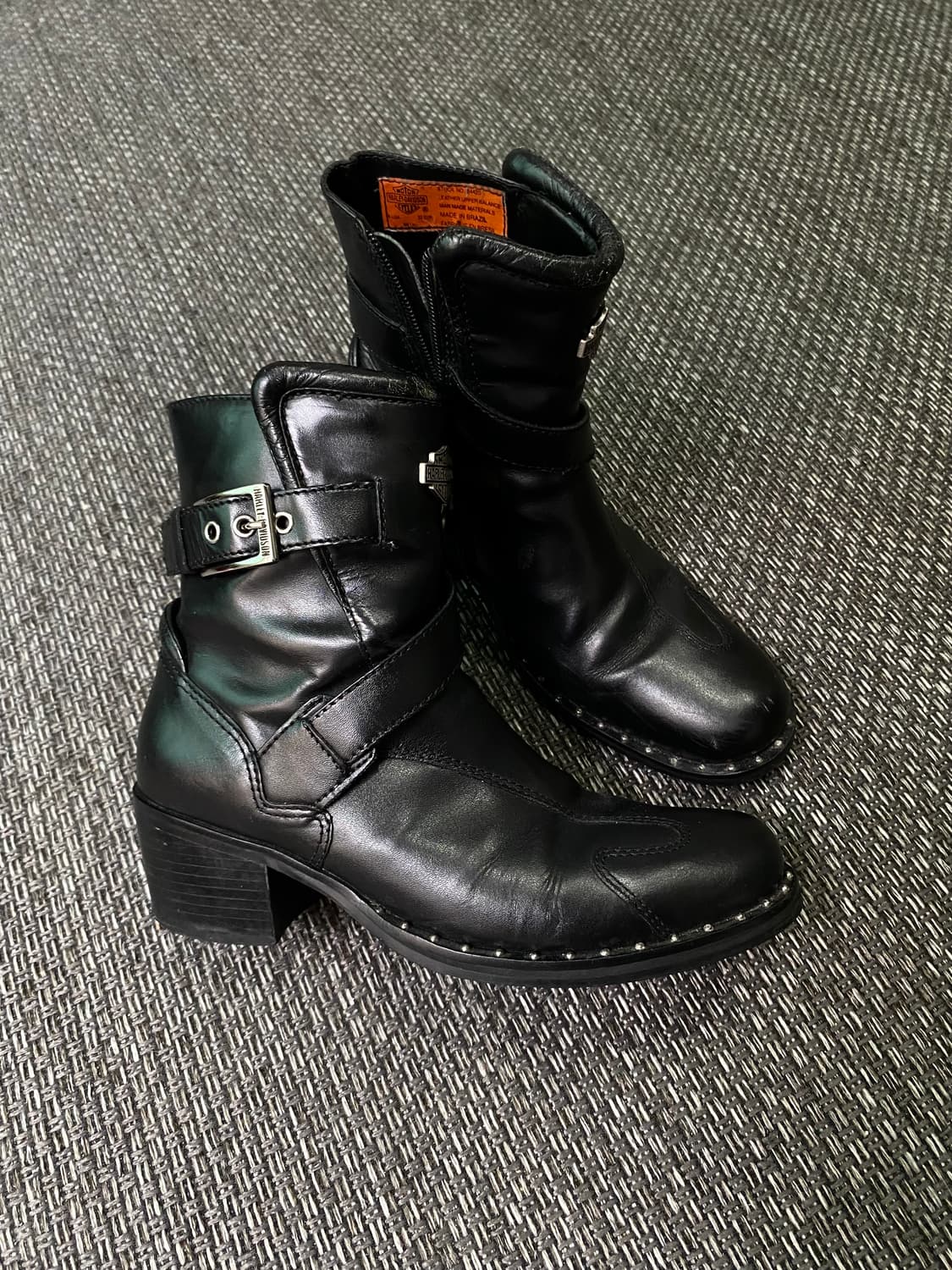 Harley-Davidson]Stud Detail Buckle Biker 상품이미지2