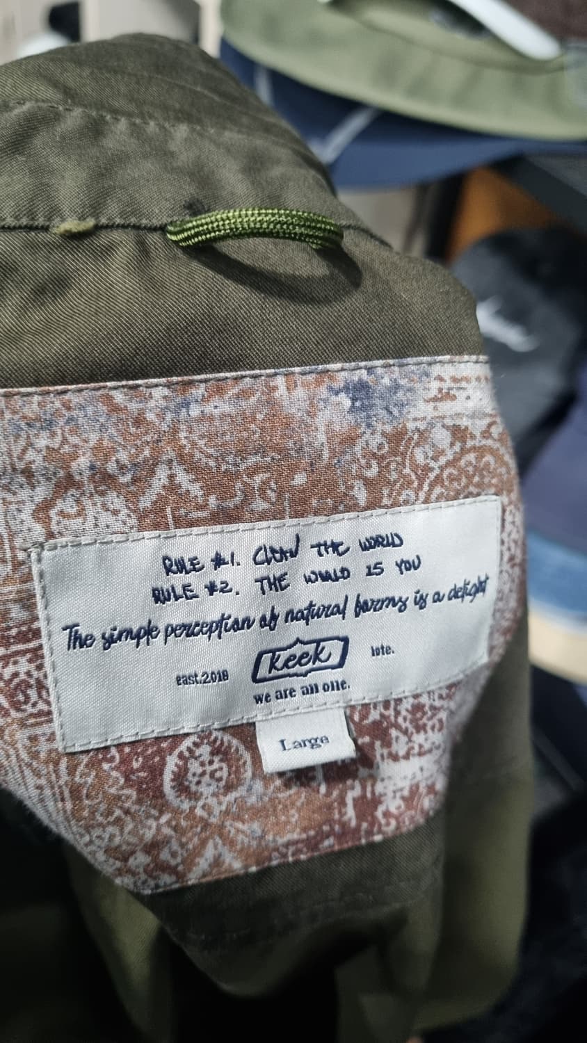 (KEEK) 올리브색 봄자켓 100사이즈 2번입음 상품이미지2