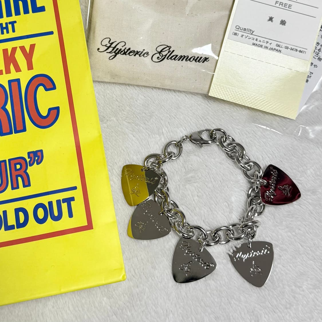 (쇼핑백 포함) 히스테릭글래머 피크 팔찌 상품이미지1