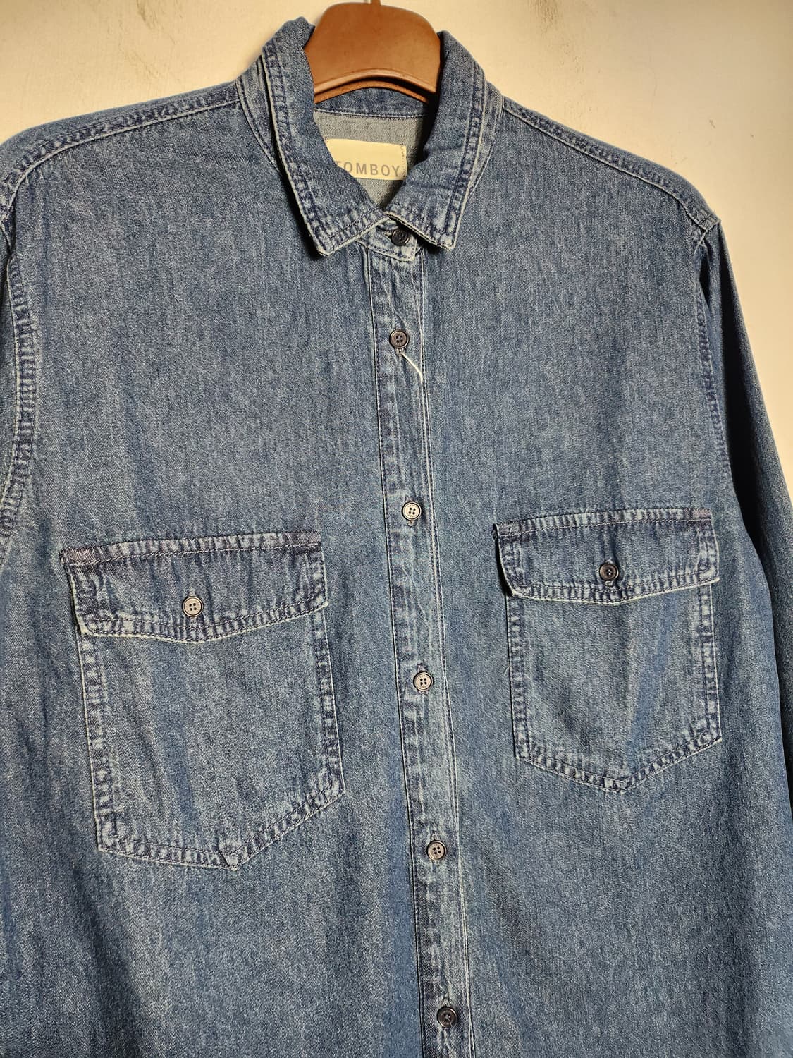 톰보이 데님 셔츠 상품이미지2