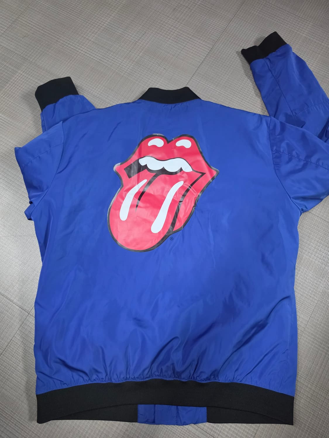 자라 X 롤링스톤즈 블루 봄버 자켓 스카쟌 상품이미지1