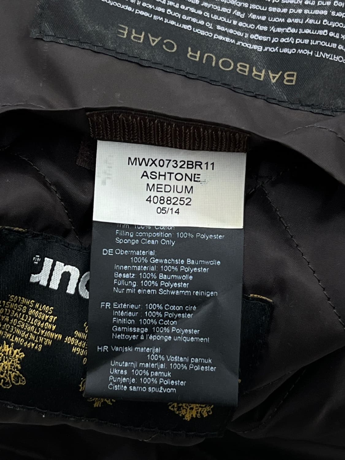 바버 X 팬톤 14SS ASHTONE 왁스 자켓 상품이미지10