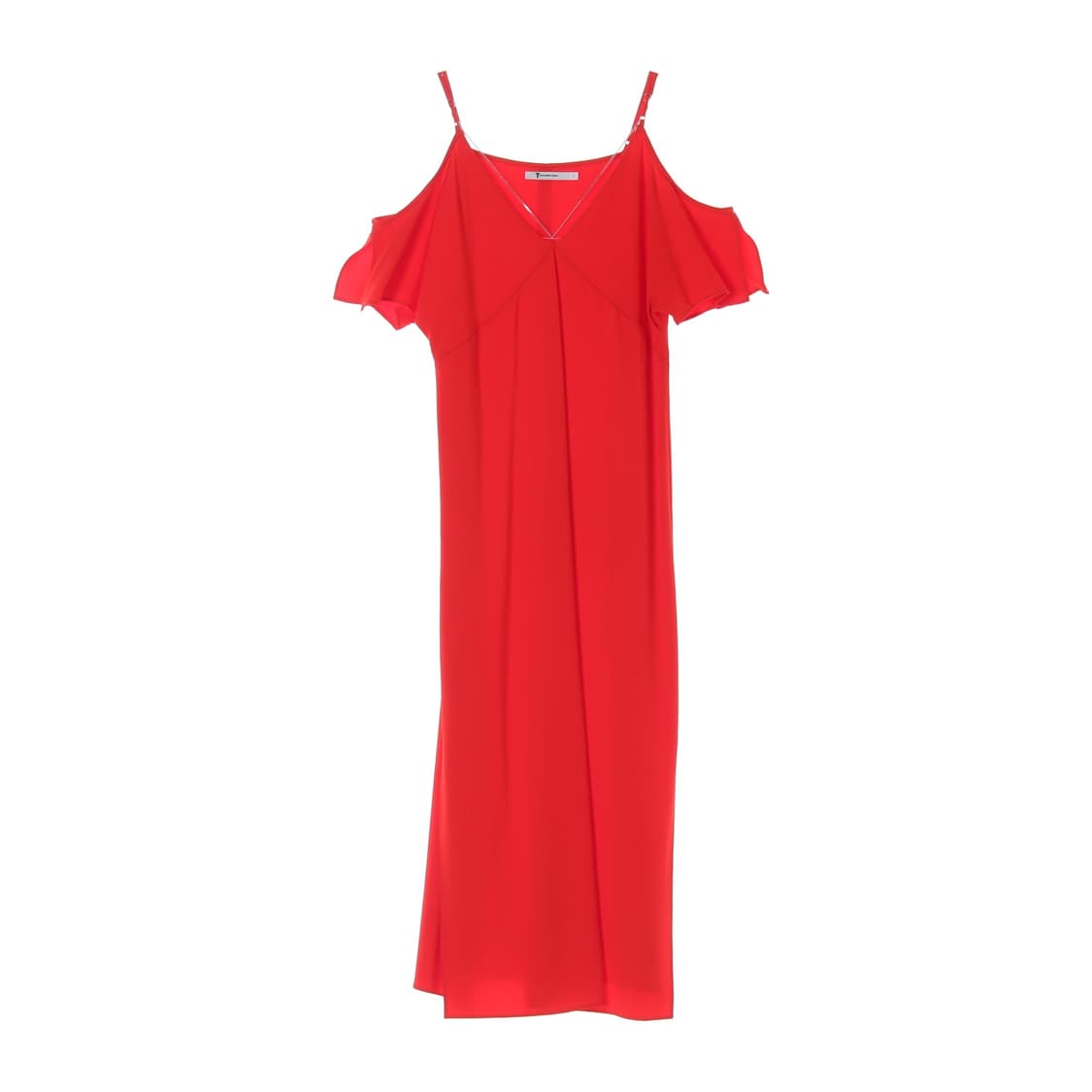 알렉산더 왕 레드 목걸이 오프숄더 롱 원피스 드레스 휴양지
 상품이미지1