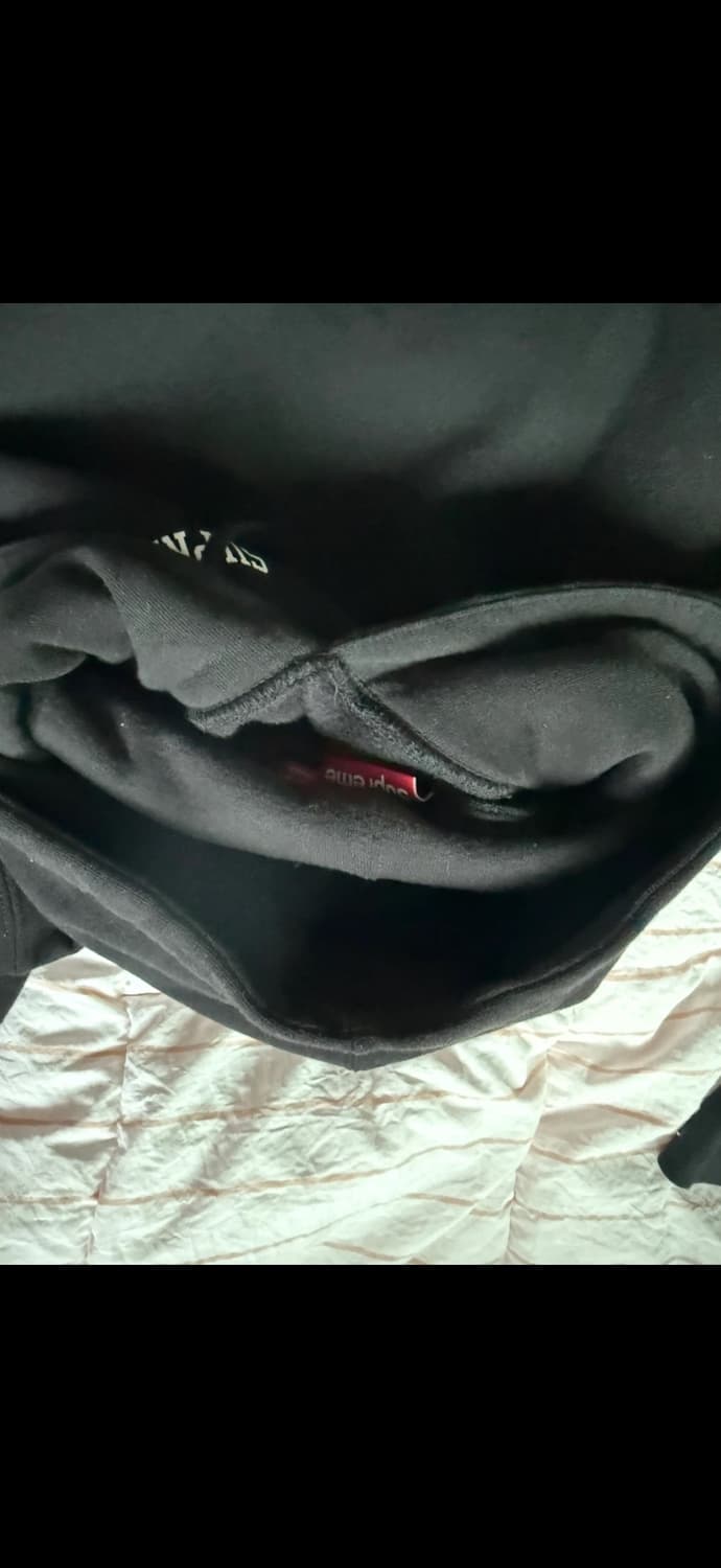 슈프림 블랙 코인 후드티 S 상품이미지4