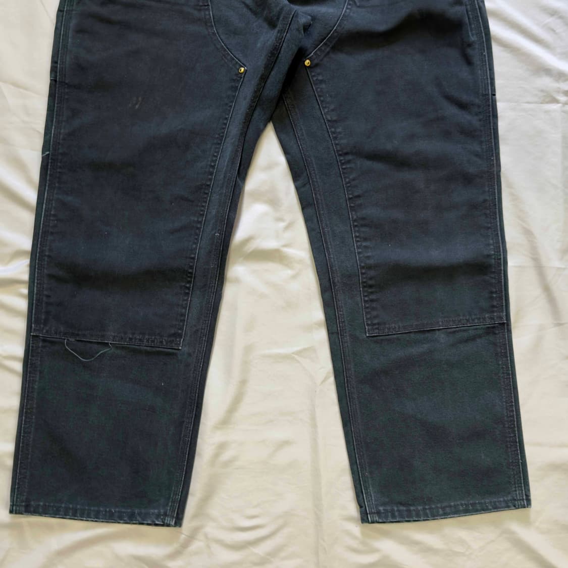 00s 칼하트 더블니 워크팬츠 B01 BLK 36X30 상품이미지3
