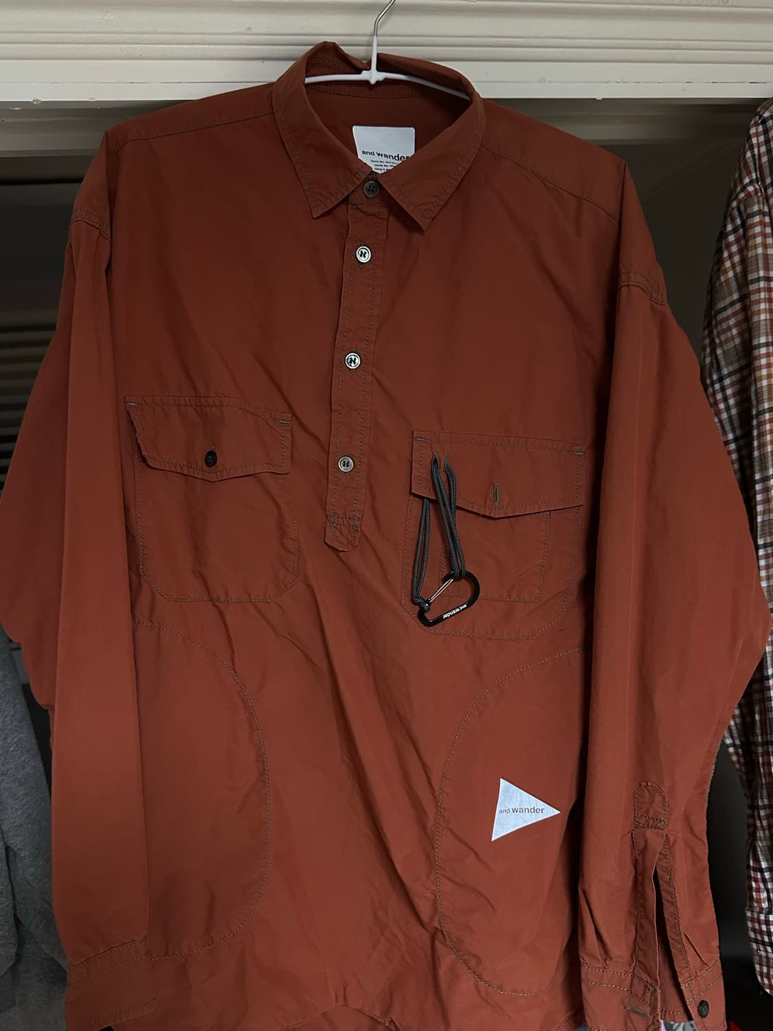 23ss 앤드원더 립셔츠 자켓 and wander 상품이미지1