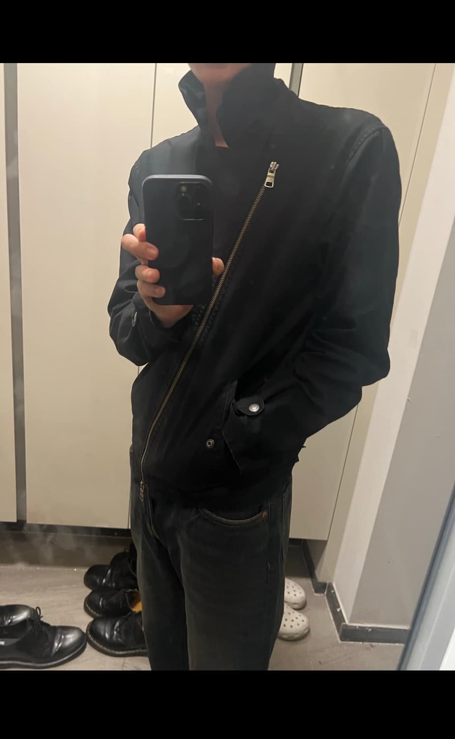 아르마니 익스체인지 코튼 라이더 자켓 M 상품이미지1