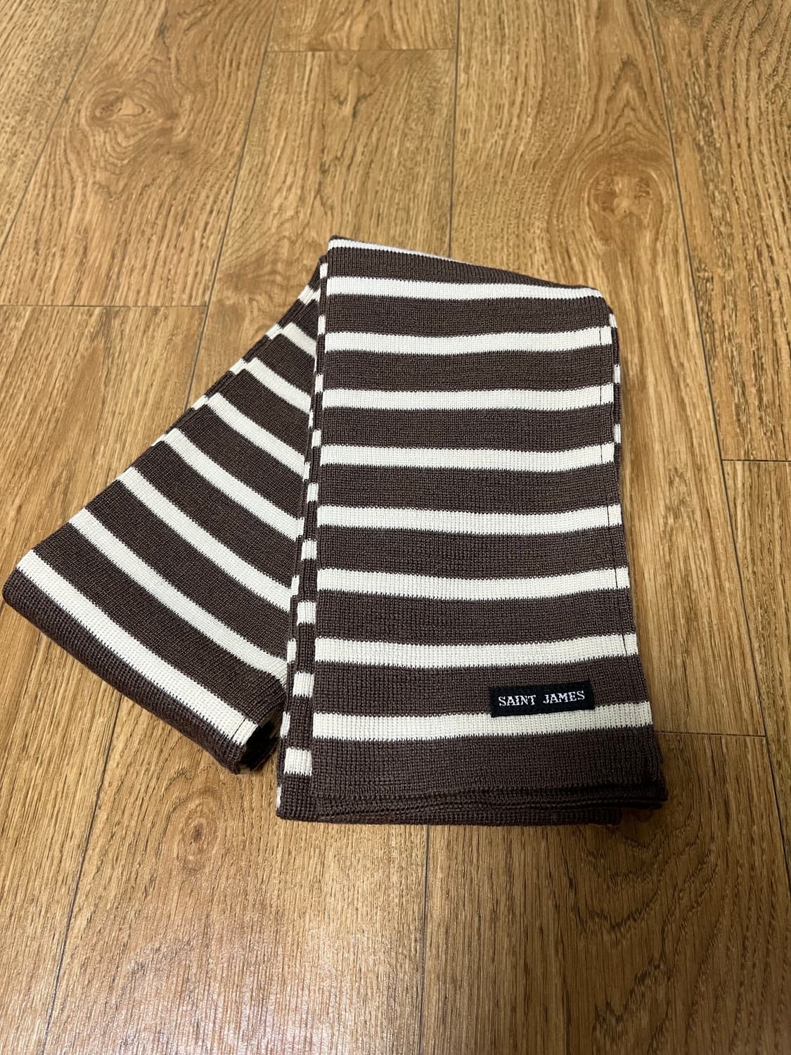 세인트제임스 스트라이프 머플러 브라운 듀가이 두가이 목도리 상품이미지3