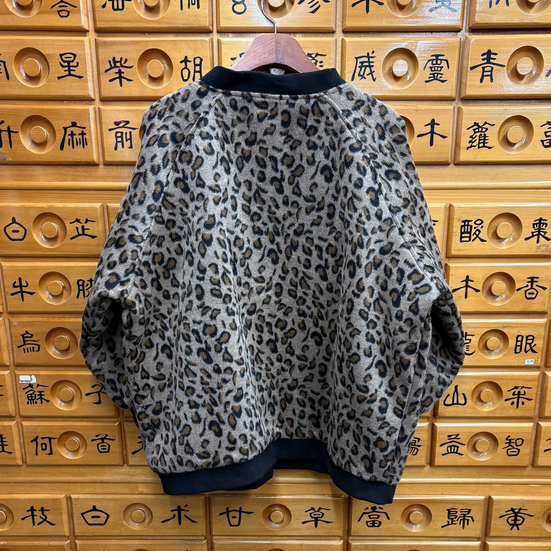 (XL) 빈티지 레오파드 퀼팅 자켓 상품이미지3