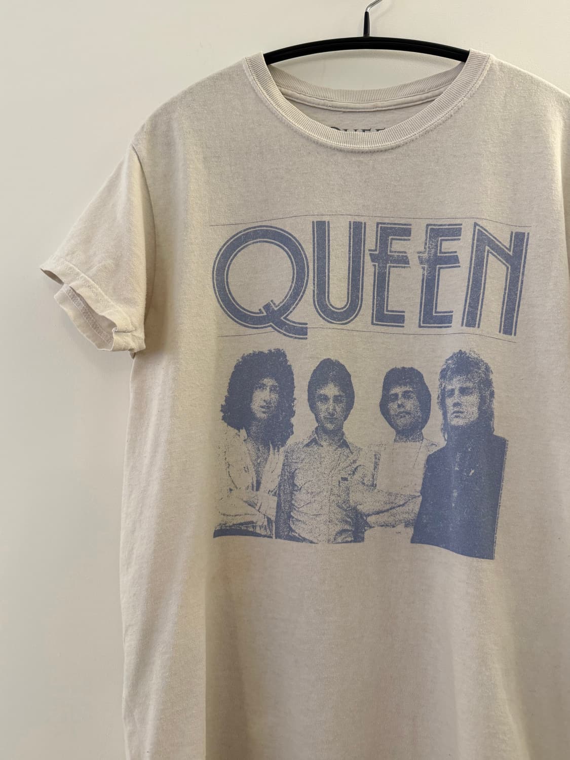 QUEEN 오피셜 머천 레트로 프린팅 밴드 티셔츠 S 상품이미지2