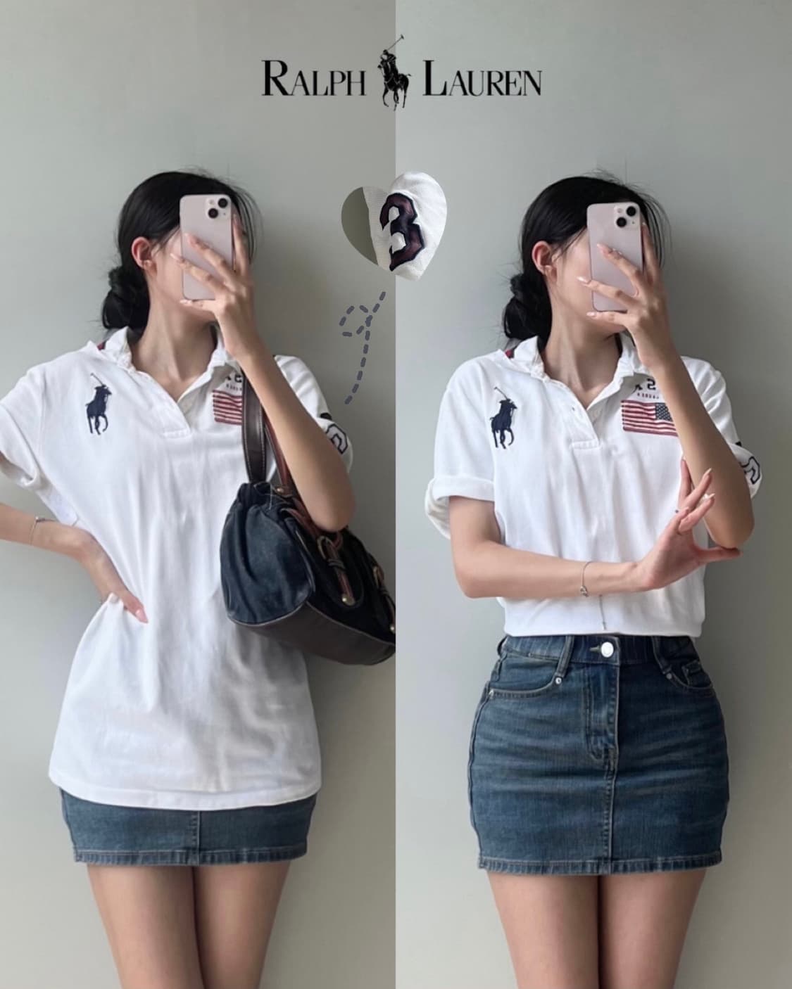 폴로 빅포니 성조기 반팔 카라티 상품이미지1