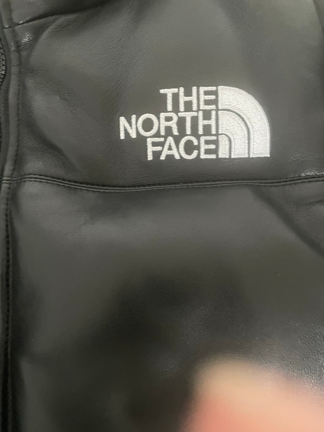 노스페이스700 가죽패딩 상품이미지4