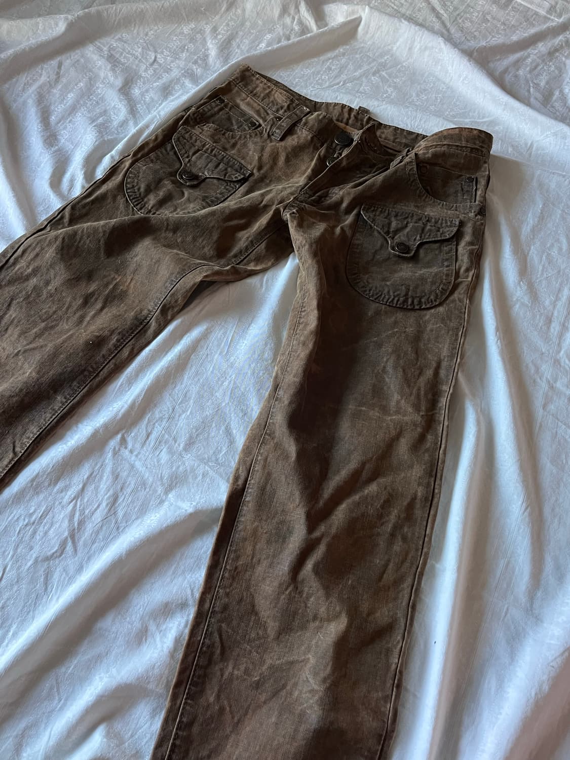 Dsquared2 Mud Coated Wash Denim Jeans 상품이미지2