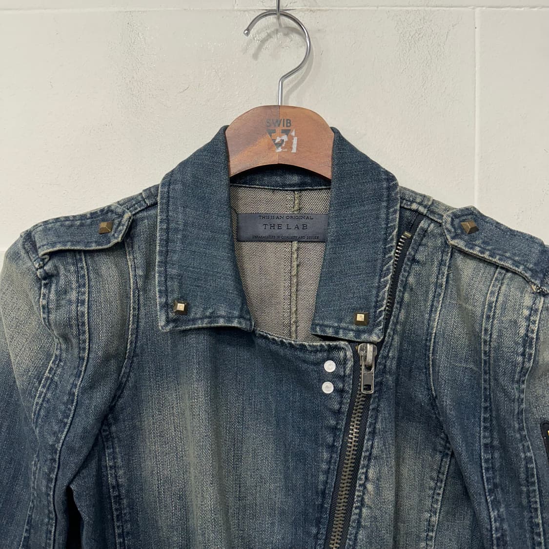 빈티지 y2k 멀티지퍼 데님자켓 상품이미지2