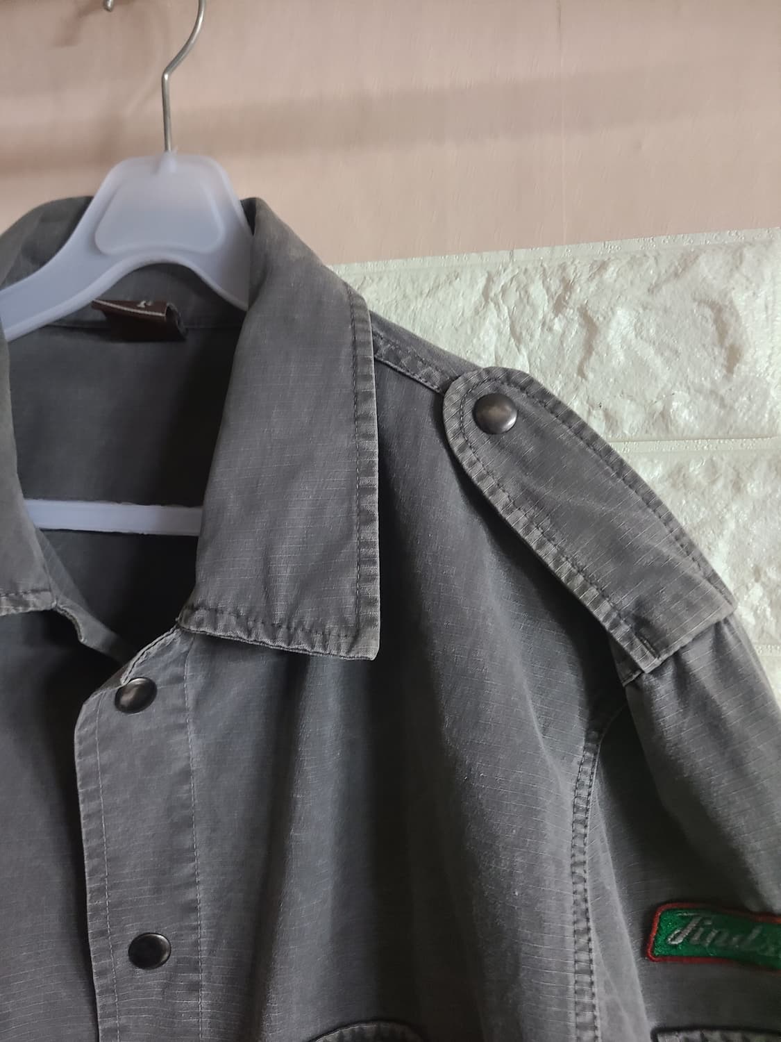 밀리터리 스타일 셔츠 남방(라지) 상품이미지3