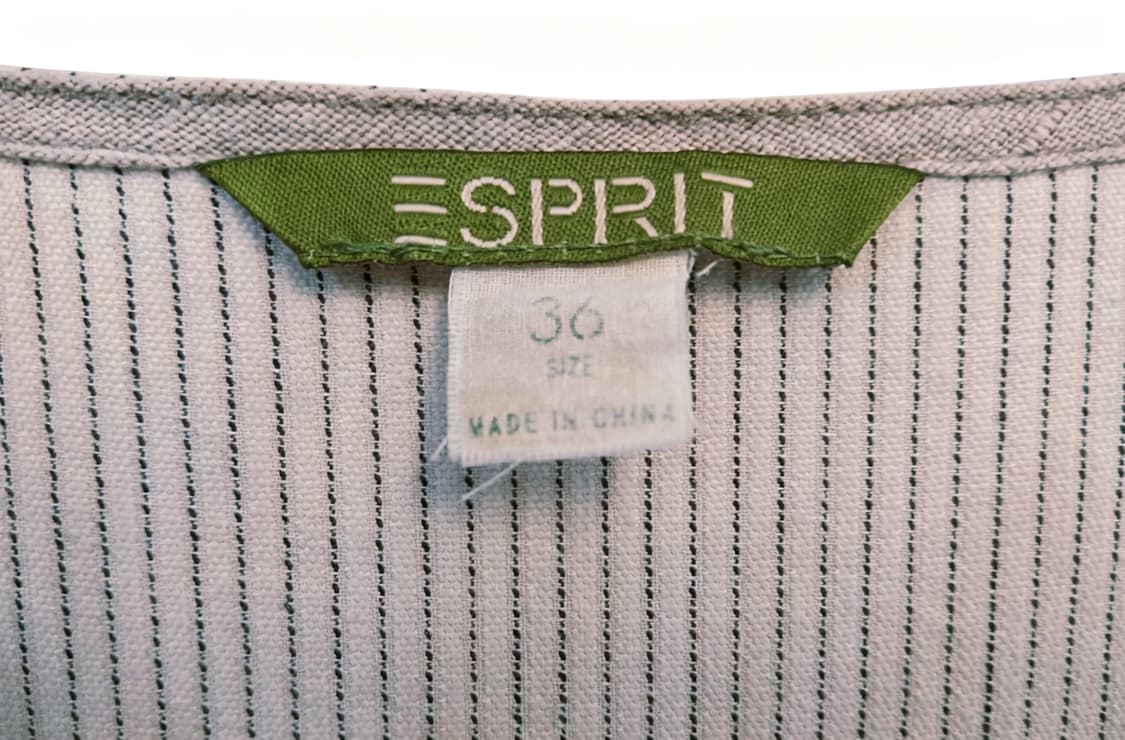 ESPRIT 린넨 오픈형 민소매 롱원피스 상품이미지5