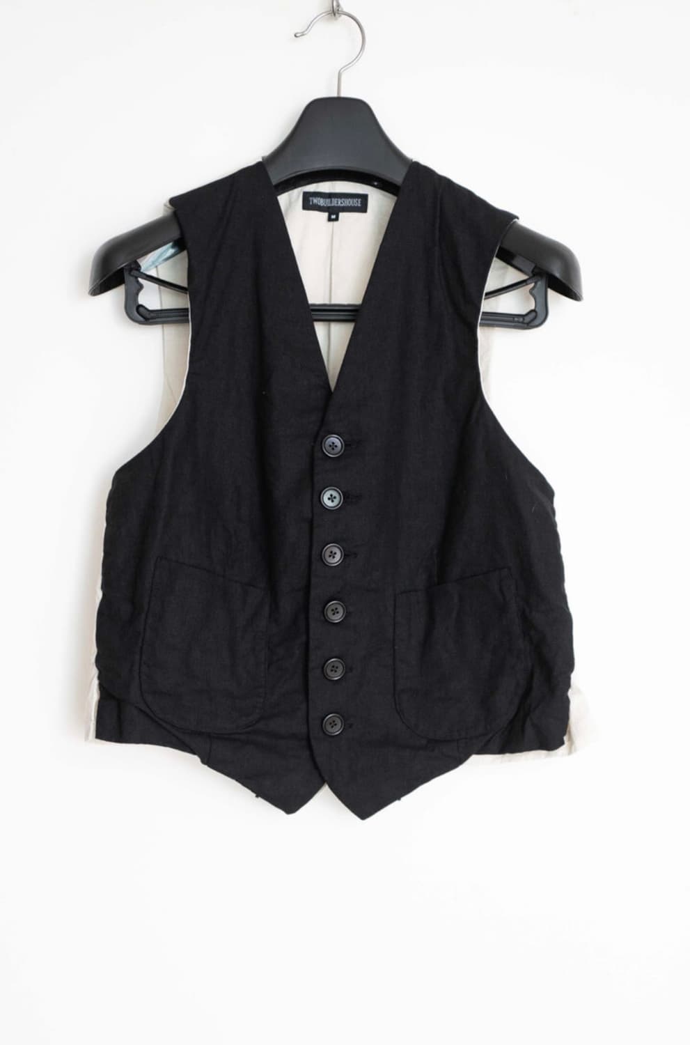 투빌더스하우스 린넨 코튼 웨이스트 코트 01 L 상품이미지2